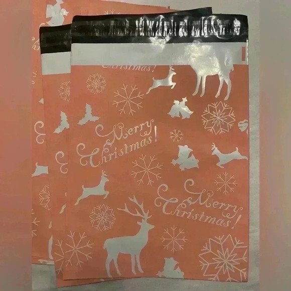 Poly Mailers 10-10X13 Christmas Theme Durable and Waterproof. - Picture 3 of 3